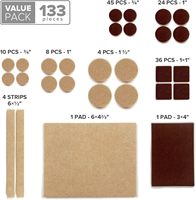 Patins de protection antidérapants autocollants pour pieds de meubles, forme personnalisée, carrés en feutre pour chaises et tables, avec service de découpe