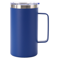 Mug de voyage isotherme classique en acier inoxydable 20oz/600ml, forme cylindrique, mugs et tasses personnalisés en gros