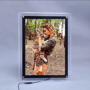ไฟ Led คณะกรรมการคริสตัล Lightbox Backlit คริลิคที่ไม่มีกรอบนำกล่องไฟ Rgb - Product Image 1