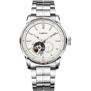 Montres automatiques mécaniques pour hommes LOBINNI de haute qualité, style designer, mouvement MIYOTA, bracelet en acier inoxydable, aiguilles - Product Image 1