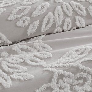 Ensemble de housse de couette florale en chenille de coton tufté DB, 3 pièces - Product Image 5