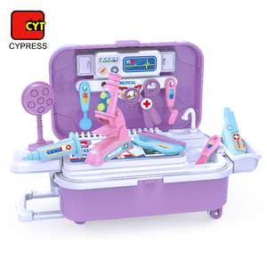 Commercio all'ingrosso Kit medico per fingere il gioco medico <span class=keywords><strong>valigia</strong></span> per portare la <span class=keywords><strong>valigia</strong></span> per bambini gioco di ruolo Set di giocattoli - Product Image 4