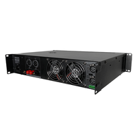 Amplificateur de puissance professionnel en métal 2U 2*600W 4 Ohm Super Bass 2 canaux Amplificateur audio de scène arrière