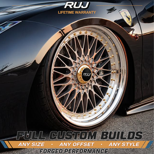 Jantes forgées sur mesure style SUPER RS, à profil profond, en alliage, 18, 19, 20 pouces, 5x112, 5x120 pour <span class=keywords><strong>BBS</strong></span>, <span class=keywords><strong>BMW</strong></span>, Mercedes, Porsche - Product Image 1
