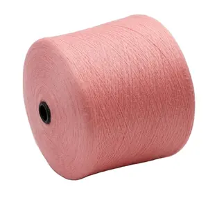 200 Colors Rabbit Like Core Spun 28S/2 50%viscose 21%nylon 29%PBT 2/48NM Machine Yarn Knitting Sweats General Blended Yarn Dyed