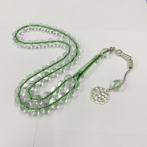 Rosario de resina Nuevo Rosario musulmán Material de resina natural Rosario de estilo árabe Pulsera Fábrica Cabello liso Cuentas de oración Musulmán - Product Image 1