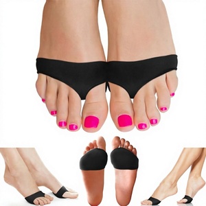 แผ่นรองฝ่าเท้าซิลิโคนสีดำ บรรเทาอาการปวด สำหรับรองเท้าส้นสูง ไซส์ S/M - Product Image 4