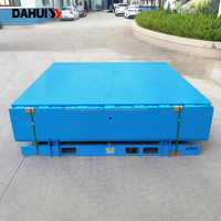 Plateforme de chargement hydraulique fixe en acier au carbone avec plaque antidérapante pour déchargement de camions en quai