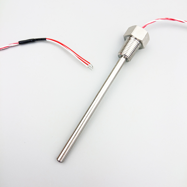 80mm 100mm 120mm 150mm NTC Temperature Control Sensor PT100 PT1000 Temperature Sensor Controller 1/8" 1/4" 3/8" 1/2 inch