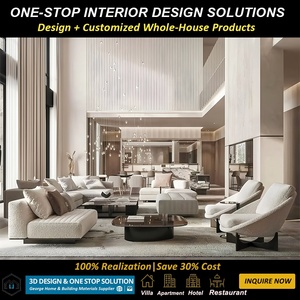 Diseño de Interiores Profesional Integral de Lujo Ecológico y Contemporáneo, Renderizado 3D para Toda la Casa, Diseño Gráfico para Villas de Lujo - Product Image 1