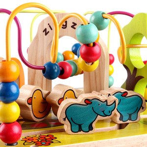 Cao Cấp Đa Chức Năng 4 Bên Bận Hội Đồng Quản Trị Hạt Mê Cung Bằng Gỗ Hộp Giáo Dục Âm Nhạc Đồ Chơi 3D Xung Quanh Hạt Bằng Gỗ Mê Cung Cho Trẻ Em - Product Image 5