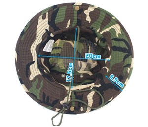 Chapeaux de soleil pour hommes FemmesBucket Boonie HatFoldable Protection UV Randonnée Plage Pêche Été Safari - Product Image 4