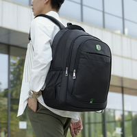Mochila Unisex Impermeable para Portátil, con Cierre de Cremallera, Material Oxford, Gran Capacidad para Viajes