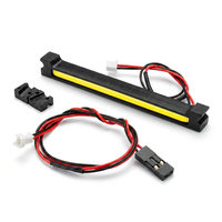 Barre lumineuse LED pour toit de voiture RC, pièces de rechange pour amélioration de véhicule tout-terrain, accessoires adaptés aux modèles de voitures à l'échelle 1/18