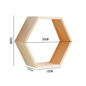 Hexagonal <b>wall</b>-<b>mounted</b> <b>shelf</b>, creative honeycomb grid display <b>shelf</b>, bookshelf, background <b>wall</b> minimalist decorative <b>shelf</b> - Product Image 5