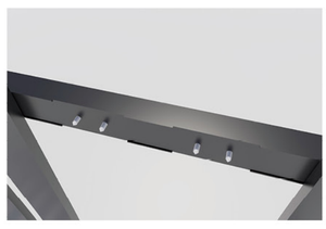 Balustrade en verre en alliage d'aluminium noir mat, montage au sol, assemblage facile, finition thermolaquée, utilisation extérieure, <span class=keywords><strong>escalier</strong></span> - Product Image 4