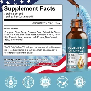 Extrait liquide OEM 11-en-1 pour le bien-être lymphatique avec Bardane, Pissenlit, Échinacée, Calendula pour le soutien immunitaire et l'équilibre hydrique - Product Image 5