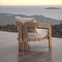 2026 Neues Luxuriöses Outdoor-Esszimmer-Set mit Gartensofa aus Teakholz, Komfortabel & Umweltfreundlich