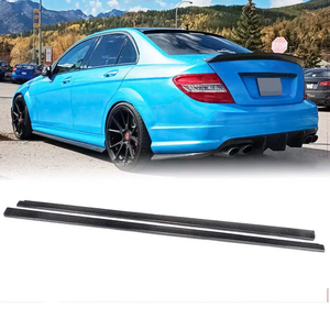 Panneaux de culbuteur de jupes latérales en Fiber de carbone W204 pour <span class=keywords><strong>Mercedes</strong></span>-<span class=keywords><strong>Benz</strong></span> <span class=keywords><strong>classe</strong></span> C W204 <span class=keywords><strong>C63</strong></span> <span class=keywords><strong>AMG</strong></span> 08-15 - Product Image 1