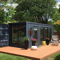 Kits de Cabine en Rondins Préfabriquée Portable de 6 m, Maison Bateau en Fibre de Verre Prête à l'Emploi de Chine, en Vente pour Maison au Bord du Lac