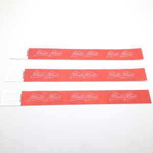 צמידי טייבק חד פעמיים להדפסה במדפסת הזרקת דיו, ידידותיים לסביבה, עמידים, ברוחב 19 מ\"מ/25 מ\"מ, מגוון סגנונות, למסיבות ופסטיבלים - Product Image 1