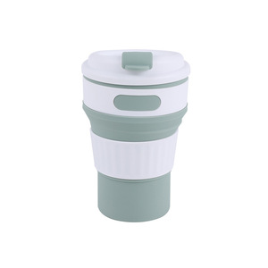 Gobelet portable en silicone personnalisé pour sports de plein air, entraînement de bébé, rentrée scolaire, anti-éclaboussures, pour un style de vie nomade et une activité intense - Product Image 1