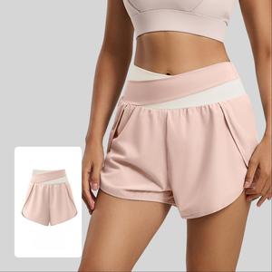 Shorts Deportivos de Cintura Alta para Mujer, de Secado Rápido, con Bolsillo Interior de Doble Capa, Transpirables, Holgados, para Correr, Fitness y Yoga - Product Image 5