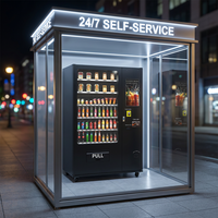 Distributeur automatique numérique de snacks et de boissons compatible MDB pour la vente de produits alimentaires 2026 avec monnayeur Euro