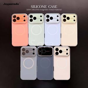 Чехол JOYPORODO S094 Deluxe с большим окном для камеры, силиконовый, магнитный, для iPhone 12 13 14 15 16 17 Pro Max, задняя крышка - Product Image 2