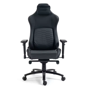 Silla Gamer de Cuero XL de Tamaño Grande con Respaldo Alto, Silla de Carreras para Computadora, Silla Gamer Clásica <span class=keywords><strong>Iskur</strong></span> - Product Image 3