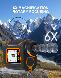 מד טווח לייזר נטען SNDWAY 1000 מטר/1093 רגל, נייד, לשימוש חיצוני, בעל טווח ארוך פי 6, עם מסך מגע, לספורט, טלסקופ וציד - Product Image 2