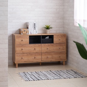 Commode de chambre à coucher avec compartiments de rangement visibles - Product Image 3