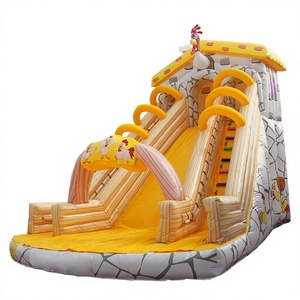 Tobogán Acuático Inflable de PVC Comercial para Exteriores, Modelo WINSUN WSS-350, Capacidad de 100-500 kg, para 5-10 Personas, Ideal para Centros Comerciales - Product Image 1