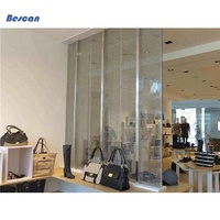 Écran LED transparent haute luminosité, bonne qualité, affichage LED transparent pour fenêtre en verre P3.91 pour intérieur, en vente