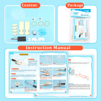Jouet aspirateur DIY, projet scientifique, apprentissage, expérience éducative en physique à assembler pour les enfants, cadeaux de vacances