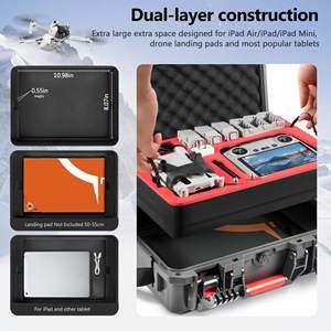 Free sample 2025 Customizable Shockproof Hard <b>Storage</b> <b>Box</b> <b>Waterproof</b> Drone Carrying Case with New Custom Features Accessories - Product Image 5