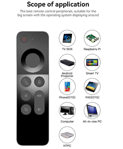 Mouse Wireless Vocale <span class=keywords><strong>W3</strong></span> 2.4G e Mini Tastiera in Materiale ABS OEM per Android TV Box e Telecomando Windows - Product Image 5