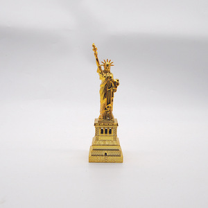 SE7ART.<span class=keywords><strong>COM</strong></span> Modèle de la Statue de la Liberté, monument américain, en métal bronze électroplaqué, décoration de table 3D, objet de collection - Product Image 4
