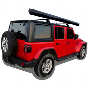 Auvent latéral de voiture, tente de toit, <span class=keywords><strong>camping</strong></span> en plein air, protection solaire pour <span class=keywords><strong>camping</strong></span>-car, imperméable 3000 mm, tissu Oxford vinyle 420D, 4 personnes, double - Product Image 3