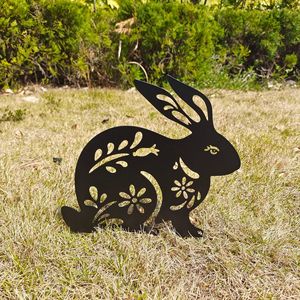Metal hierro decorativo jardín hormigas caballo oveja pollo perro jardín adornos al aire libre - Product Image 4