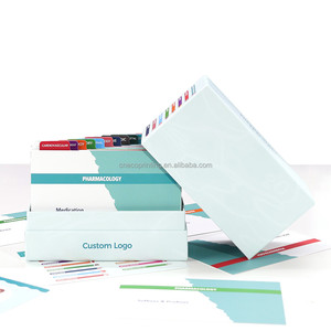 Conception personnalisée Impression Guide d'étude Point de connaissance Pharmacologie infirmière Médicament <span class=keywords><strong>Flashcards</strong></span> avec carte <span class=keywords><strong>à</strong></span> onglet - Product Image 1