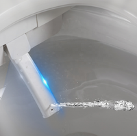 Cuvette de toilette intelligente automatique allongée et intelligente pour salle de bain Bidet intelligent WC Toilettes à induction AI