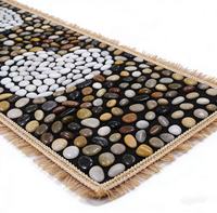 Массажный коврик JINGMAI из натуральной гальки и речного камня, 40x150 см, портативный, по конкурентной цене, онлайн-продажа, техническая поддержка