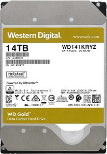 ฮาร์ดดิสก์ภายในสำหรับธุรกิจระดับ Gold ขนาด 14TB ความเร็ว 7200 RPM 6 Gb/s 512 MB 3.5 นิ้ว รุ่น WD142KRYZ NAS ความจุ 14TB เหมาะสำหรับงานขนาดใหญ่ - Product Image 2