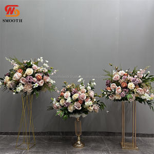 SMOOTH 2024 NUEVO Ramo de Rosas Artificiales de Seda Rosa, Diseño Asimétrico, Tamaño Personalizable, para Bodas/Eventos Navideños - Product Image 2