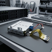 Module de boîtier de disque dur SATA avec câble pour rack de serveur 02311TWV