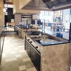 Commercial Stainless Steel Automatic Restaurant Catering Kitchen Equipment with Gas/Electric Heating Eco-friendly Modern Design