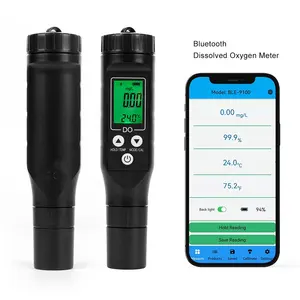 Do 9100 Mobile Bluetooth Medidor Digital Aquarium Meteran Oksigen Terlarut Air Do Meter Portable untuk Kolam Ikan