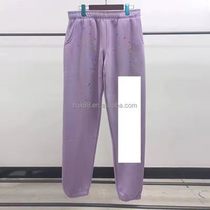 Pantalones de invierno transpirables para hombre, de cintura media, 100% algodón, forro polar grueso, con estampado de espuma 5D, versión alta transfronteriza, 370g - Product Image 6