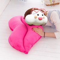 Coussin décoratif créatif en forme de lèvres rouges, jouet en peluche rembourré en coton PP, taille ajustable, unisexe, pour canapé, salon, cadeaux et décoration intérieure